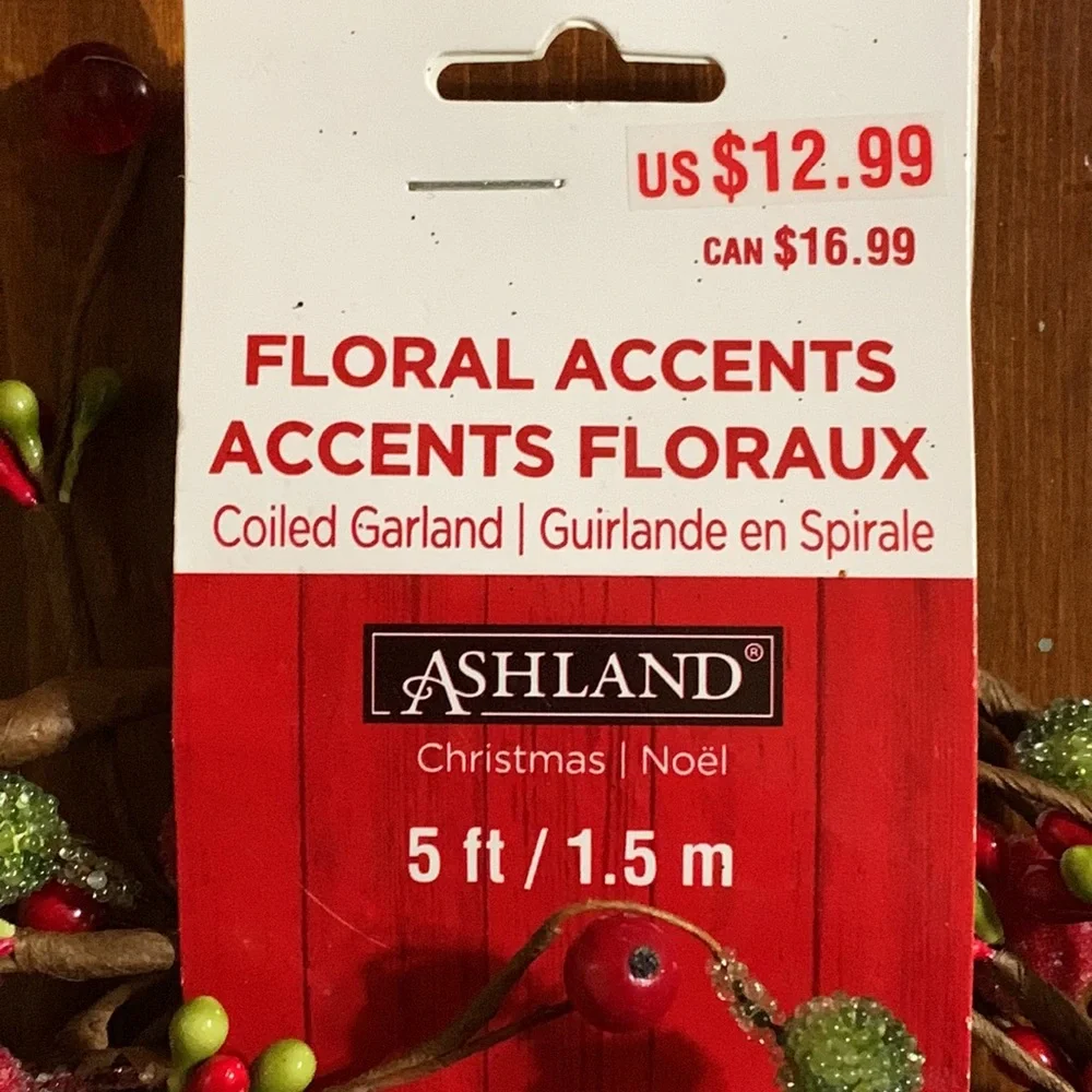🎄ASHLAND- COILED GARLAND 5ft / 1.5 m 🎄🆕